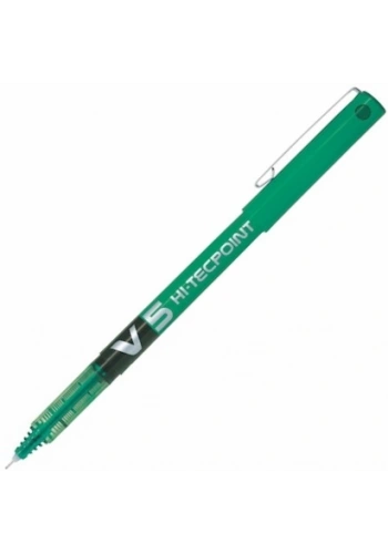 Pilot V5 Hi-Tecpoint 0.5 mm. İğne Uçlu Kalem YEŞİL