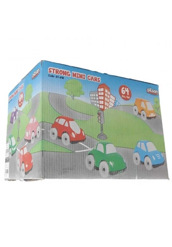 Pilsan Oyuncak Strong Mini Arabalar 64 LÜ