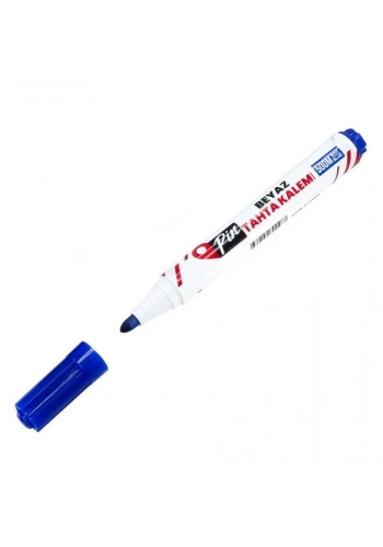 Pin 500M Doldurulabilir Tahta Kalemi Mavi