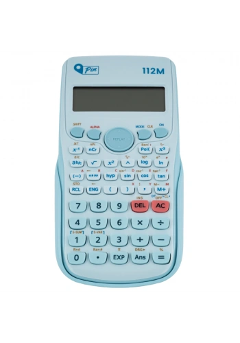 Pin Bilimsel Hesap Makinesi 240 Fonksiyonlu PASTEL MAVİ