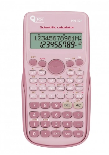 Pin Bilimsel Hesap Makinesi 240 Fonksiyonlu PASTEL PEMBE