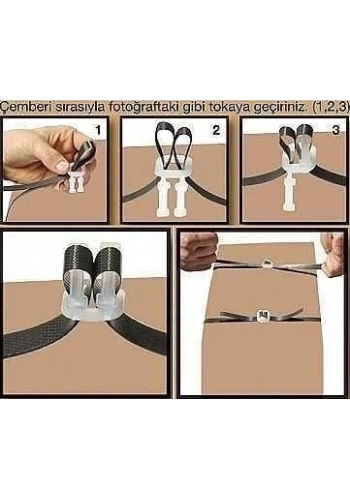 Plastik Çember Tokası - 1000 Adet