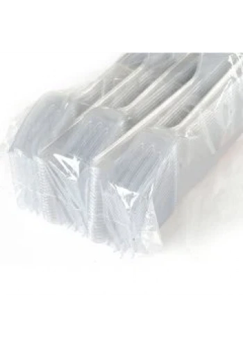 Plastik Lüks Sağlam Çatal 100  Adet