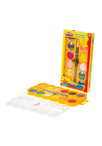Play Doh 12 Renk Jumbo Suluboya 30 Mm Play-Su007
