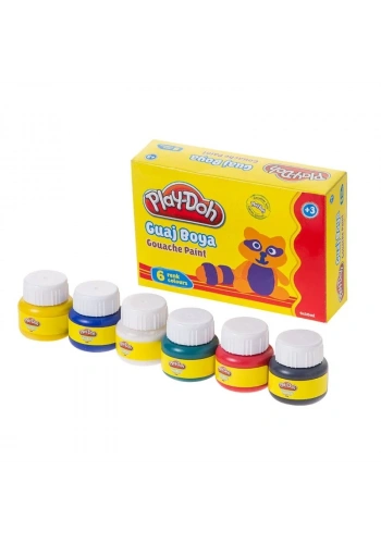 Play Doh 6 Renk Guaj Boya 30ml Play-Gu001