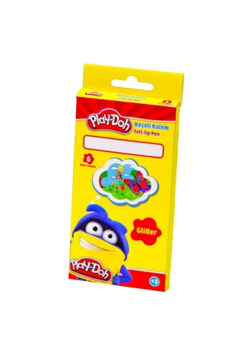 Play Doh 6 Renk Simli Keçeli Kalem Seti Play-Ke015