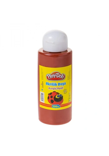Play-Doh Akrilik Boya 500 ML Kahverengi PLAY-AK010