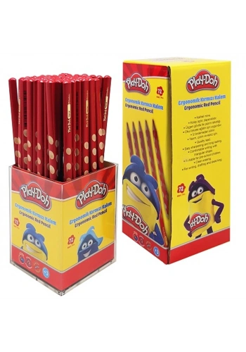 Play-Doh Kırmızı Kalem Oluklu 72 Li PLAY-KK015