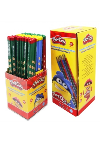 Play-Doh Kurşun Kalem Oluklu Üçgen 72 Li PLAY-KK013