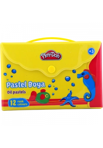 Play-Doh Pastel Boya Çantalı 12 Renk PLAY-PA005