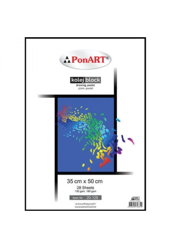 Ponart Kolej Block Resim Defteri 35x50 28 Yp.(PHM-20-128)