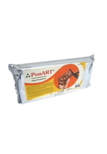 Ponart - Kosida Seramik Hamuru Kili 1000 gr. Terracotta