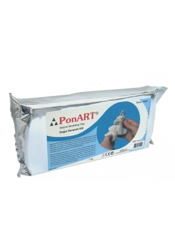 Ponart - Kosida Seramik Hamuru Kili 1000 gr. Beyaz