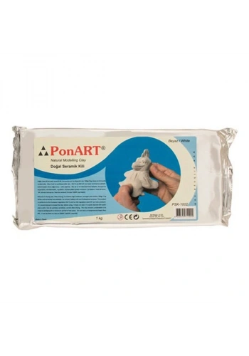 Ponart Seramik Kili 500 Gr.Beyaz (PSK-1001)