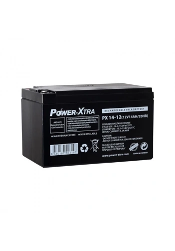 Power-Xtra 12V 14 Ah Elektrikli Bisiklet Aküsü (F6/Vidalı)