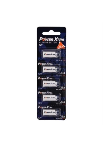 Power-Xtra 23A Size 12V Alkaline Pil - 5Li Blister