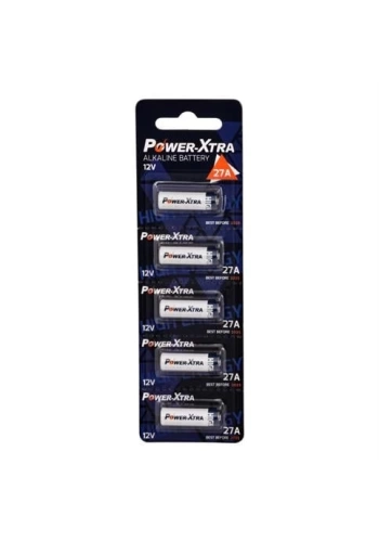 Power-Xtra 27A Size 12V Alkaline Pil - 5Li Blister