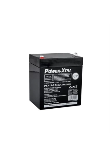 Power-Xtra Ecolead Series - PXEC4.5-12 - 12V 4.5 Ah Kuru Akü -F1