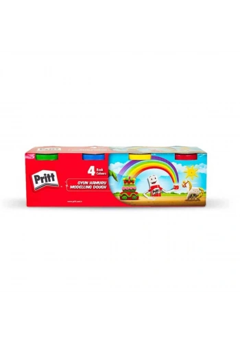 Pritt Oyun Hamuru 4 Renk x 100 gr.