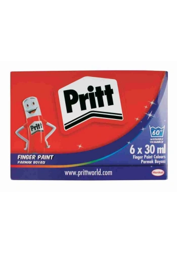 Pritt Parmak Boyası 6 Renk x 30 ml.