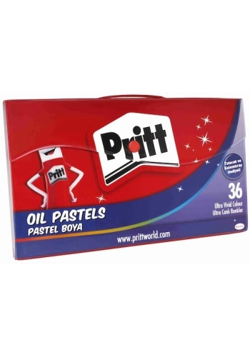 Pritt Pastel Boya 36 Renk Plastik Çantalı