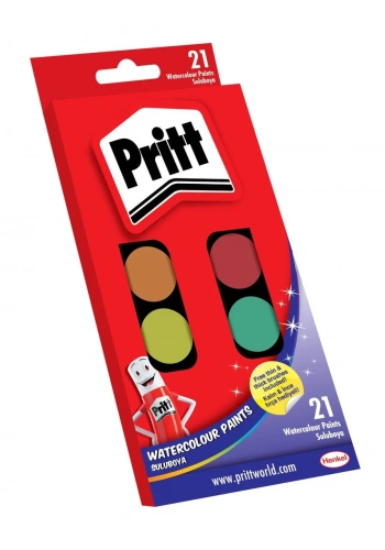 Pritt Suluboya 21 Renk Büyük Tablet