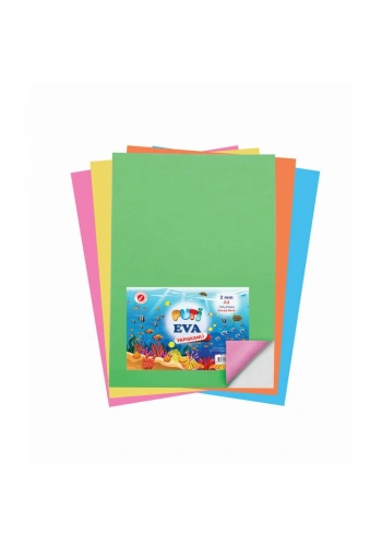 Puti A4 Yapışkanlı Eva 10 Renk