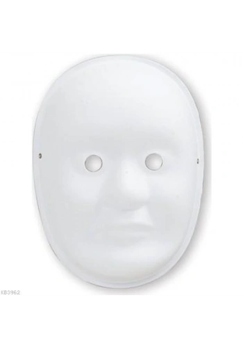 Puti Maske Karton Şişman Surat 5183