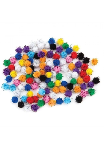 Puti Pon Pon Metalik 10 MM 4476