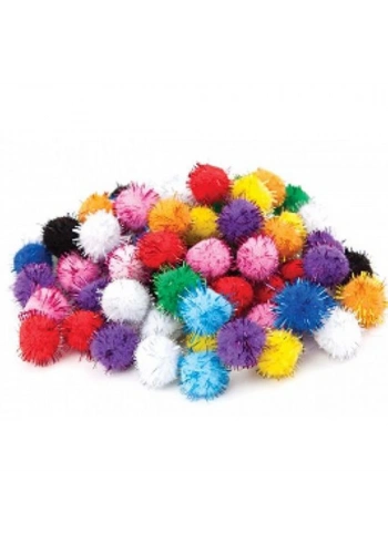 Puti Pon Pon Metalik 30 MM 4490