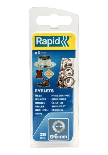 Rapid Kuşgözü 6 mm Alüminyum (1 Pkt/25 Adet) - 5000410