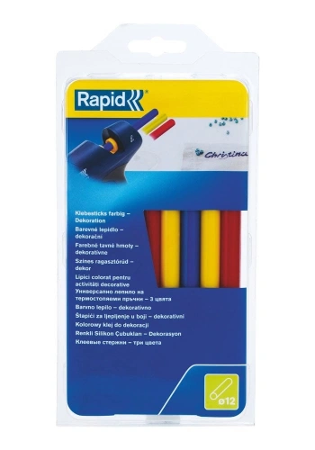 Rapid Silikon Çubuk 12x190 mm 250 Gr (Kırmızı/Mavi/Sarı) - 24941400