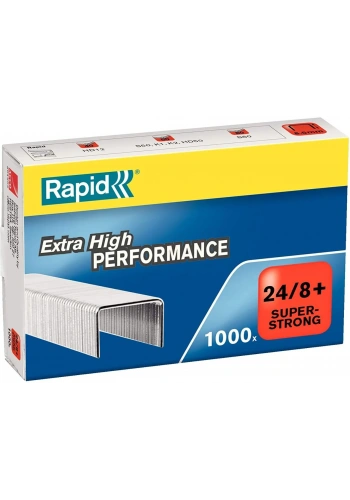 Rapid Zımba Teli 24 Serisi 8+ mm Galvaniz Çok Güçlü (1 Pkt/1000 Adet) - 24858500