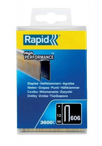 Rapid Zımba Teli 606 Serisi 12 mm Galvaniz Reçine Kaplı (1 Pkt/3600 Adet) - 40303093