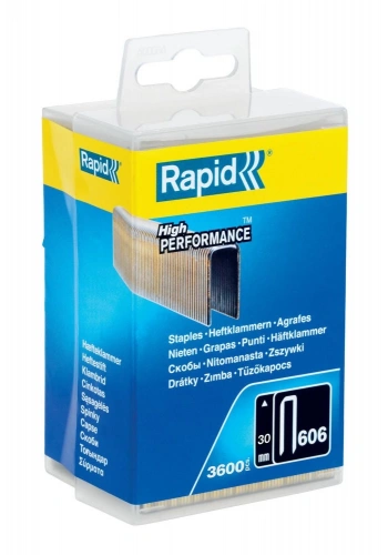 Rapid Zımba Teli 606 Serisi 25 mm Galvaniz Reçine Kaplı (1 Pkt/3600 Adet) - 40303095