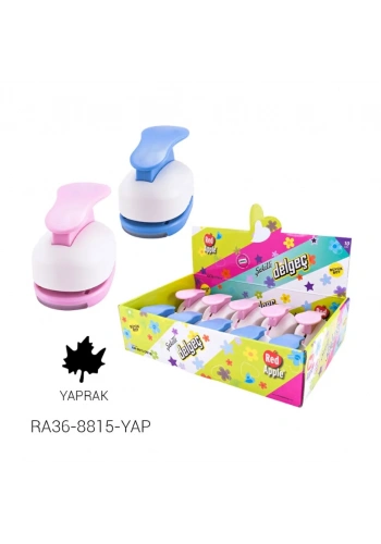 Red Apple Büyük Boy Şekilli Delgeç Şekilgeç 1.5 (3.8 cm.) YAPRAK