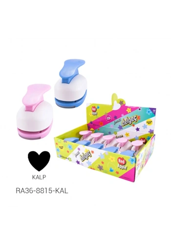 Red Apple Büyük Boy Şekilli Delgeç Şekilgeç 1.5 (3.8 cm.) KALP