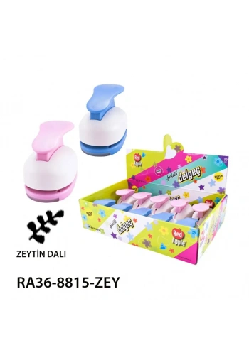 Red Apple Büyük Boy Şekilli Delgeç Şekilgeç 1.5 (3.8 cm.) ZEYTİN DALI