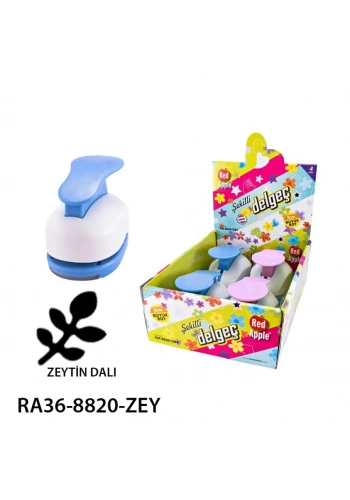 Red Apple Mega Boy Şekilli Delgeç Şekilgeç 2 (5 cm.) ZEYTİN DALI