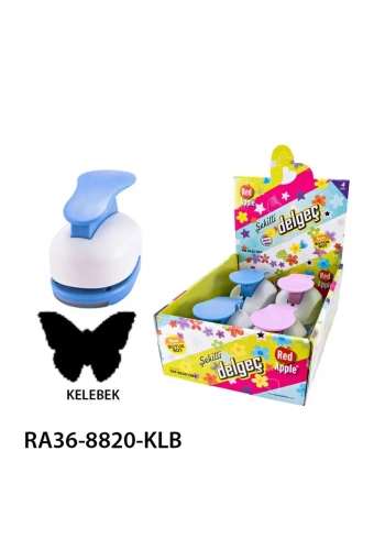 Red Apple Mega Boy Şekilli Delgeç Şekilgeç 2 (5 cm.) KELEBEK