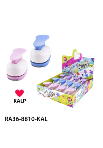 Red Apple Orta Boy Şekilli Delgeç Şekilgeç 1 (2.5 cm.) KALP