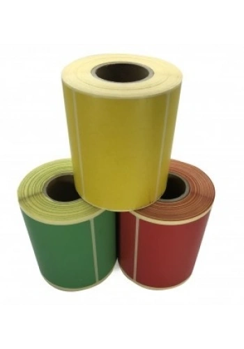 RENKLİ TERMAL BARKOD ETİKETİ 75 X 100 500 ADET