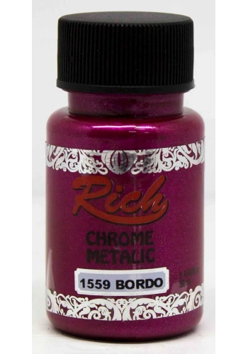 Rich Chrome Metalik Boya 50 cc. 1559 Bordo
