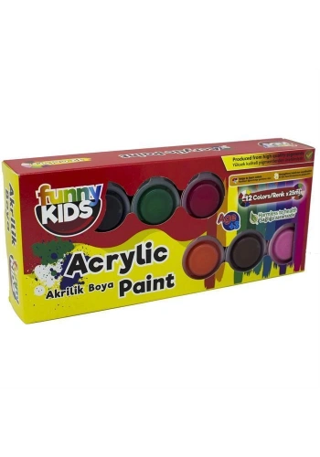 Rich Funny Kids Akrilik Boya seti 15ml 12li