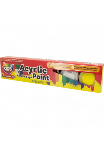 Rich Funny Kids Akrilik Boya seti 15ml 6lı