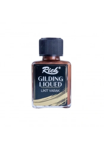 Rich Gildig Liqued Likit Varak 75ml Copper 70024