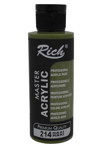 Rich Master Akrilik Boya 120 cc. 214 Haki