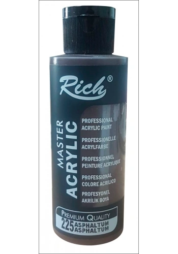 Rich Master Akrilik Boya 120 cc. 225 Asphalthum