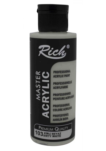 Rich Master Akrilik Boya 120 cc. 103 Kirli Beyaz
