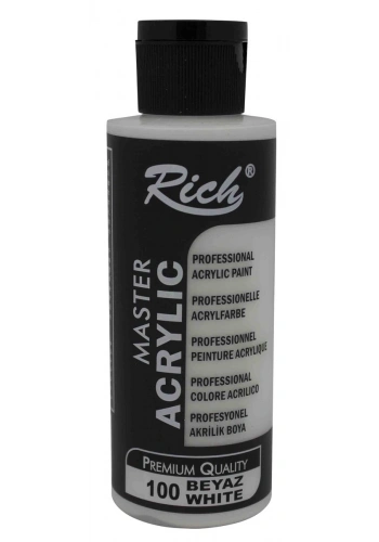 Rich Master Akrilik Boya 120 cc. 100 Beyaz